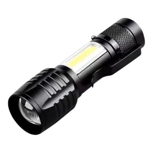 Wison Ws-5454 Taktik El Feneri Usb Şarj Edilebilir Kamp Feneri Cob Zumlanabilir Mini Taşınabilir El Feneri