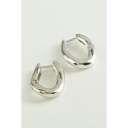 Oval Trend Metal Küpe