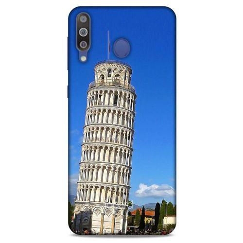 Samsung Galaxy M30 Kılıf Dünya Mimarisi (21) Koruyucu Kapak Pisa Kulesi İtalya