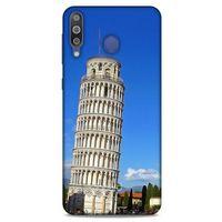 Samsung Galaxy M30 Kılıf Dünya Mimarisi (21) Koruyucu Kapak Pisa Kulesi İtalya