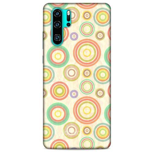 Huawei P30 Pro Kılıf Pastel Renkler (29) Arka Koruma Kılıfı Kırmızı Yeşil