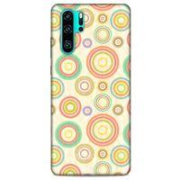 Huawei P30 Pro Kılıf Pastel Renkler (29) Arka Koruma Kılıfı Kırmızı Yeşil