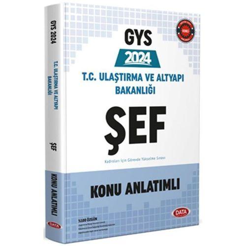 2024 GYS T.C. Ulaştırma ve Altyapı Bakanlığı ŞEF Kadroları İçin Ortak Alan Konu Anlatımlı Data Yayınları