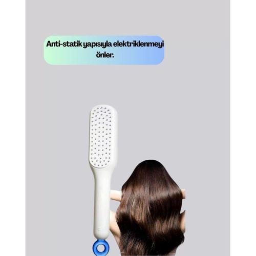 Pratik Mekanizmalı Saç Tarağı – Kendi Kendini Temizler, Taşınabilir