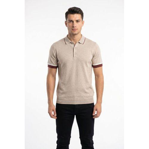 Erkek Polo Yaka Kısa Kollu Triko Tişört Regular Kalıp BGL-ST05559