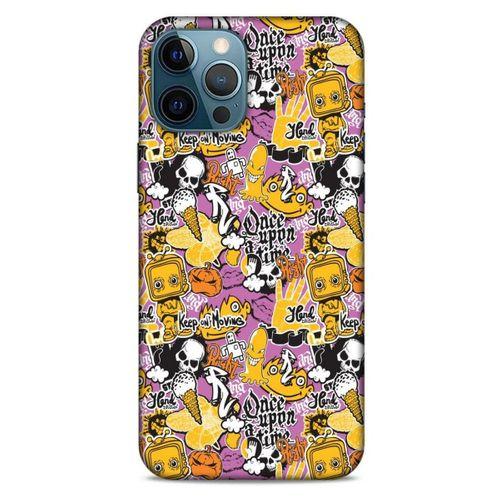Retro (3) Desen Kapak Renkli Apple iPhone 12 Pro Max Kılıf