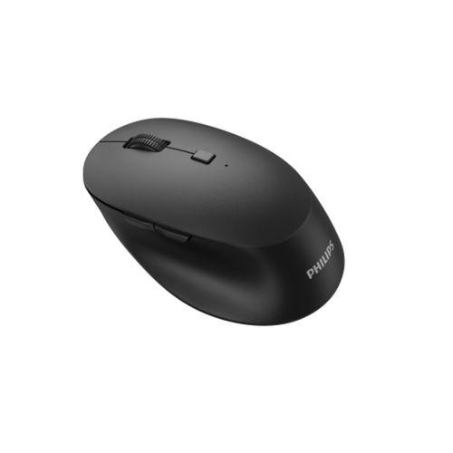 PHILIPS SPT6607B, Siyah, Türkçe Q, 2.4Ghz ve Bluetooth Kablosuz, Bilek Destekli, Multimedya Klavye Mouse Set
