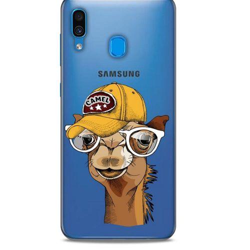 Zoologix (56) Samsung Galaxy A30 Şeffaf Kılıf Silikon Desenli