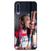 Samsung Galaxy A50s Uyumlu Kılıf Harley Quinn (23) Ultra Koruma Kılıfı Kırmızı-menekşe
