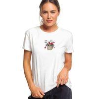 Gri Baykuş Müzik Dinleme Illüstrasyon Baykuş Baskılı Beyaz Kadın Tshirt