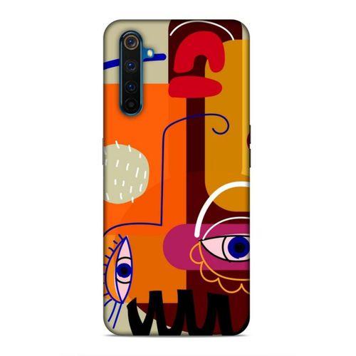 Realme 6 Pro Uyumlu Kılıf Face'X 32 Soft Silikon Kılıf İllustrasyon