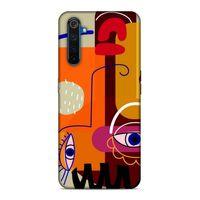 Realme 6 Pro Uyumlu Kılıf Face'X 32 Soft Silikon Kılıf İllustrasyon