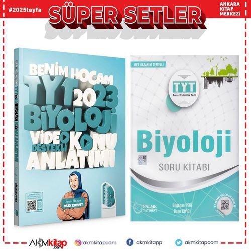 Benim Hocam 2023 TYT Biyoloji Konu ve Palme Soru Bankası Seti 2 Kitap