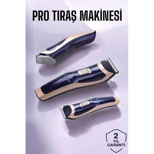 Profesyonel Şarjlı Saç Ve Sakal Traş Makinesi Kolay Kullanım