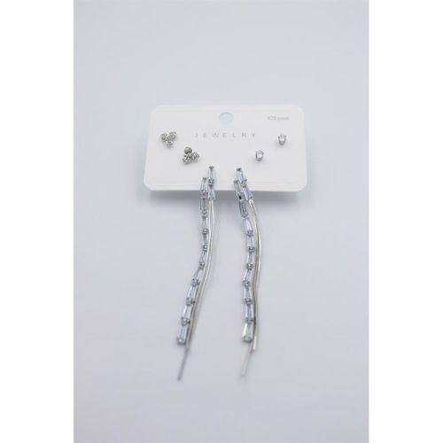 Çoklu Set Küpe - Gümüş