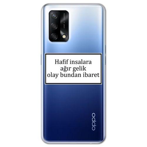 Oppo A74 Kılıf HD Yazı Baskılı Silikon Arka Kapak - Yazı 2