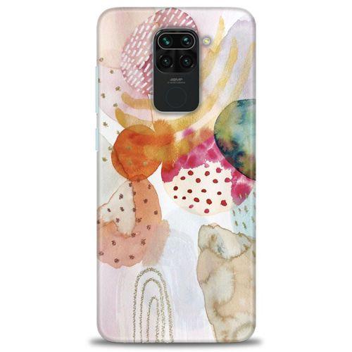 Xiaomi Redmi Note 9 Kılıf HD Baskılı Kılıf - Sanatsal Çalışma + Tam Ekran Koruyucu