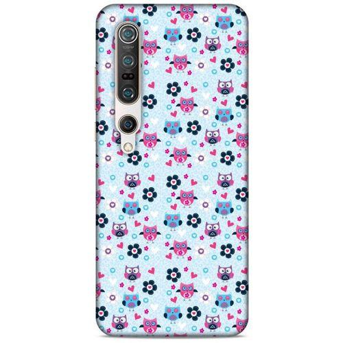 Baykuşlar (4) Desenli Silikon Kapak Telefon Kabı Xiaomi Mi 10 Pro Kılıf