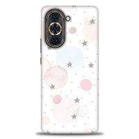 Huawei Nova 10 Kılıf HD Baskılı Kılıf - Yıldız Puantiye + Tam Ekran Koruyucu