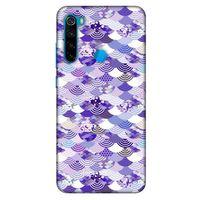 Xiaomi Redmi Note 8 Kılıf Pastel Renkler (15) Antişok Kılıf Mor Beyaz