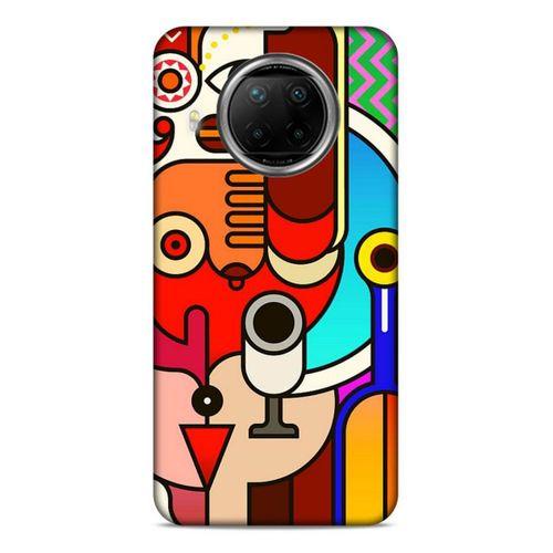 Lopard Xiaomi Redmi Note 9 Pro 5G Uyumlu Kılıf Soyut Sanat (8) Desenli Baskılı Kılıf