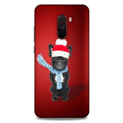 Xiaomi Pocophone F1 Kılıf Köpek Kıyafetleri (23) Ultra Koruma Kılıfı French Bulldog Bere