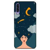 Samsung Galaxy A50s Kılıf Depresyon (26) Tpu Silikon Kılıf Açık Kahverengi