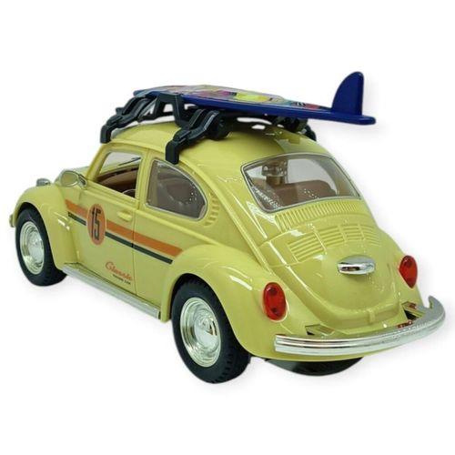 Tatil Serisi - Sesli Işıklı Vosvos Araba 18 cm - Bej