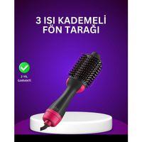 Negatif İyon Teknolojili Saç Kurutma Ve Şekillendirme Fırçası