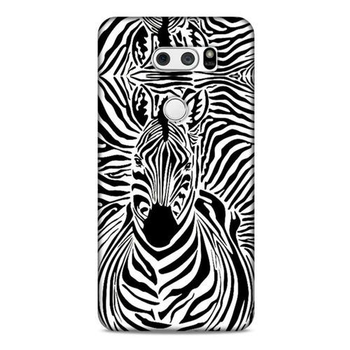 Animax Zebra Silüet LG K50S Kılıf Desenli Silikon
