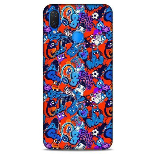 Graffitix (15) Desenli Silikon Kapak Huawei Psmart 2019 Kılıf