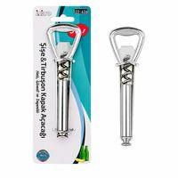 Metal 3in1 Tirbüşon Kapak Açacak