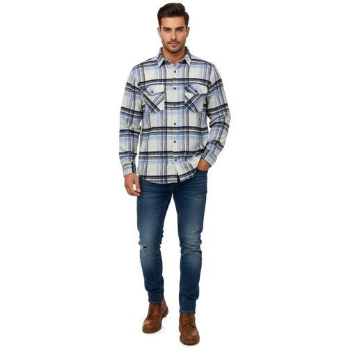 Erkek Kışlık Çift Cep Kapaklı Oduncu Gömlek BGL-ST04869