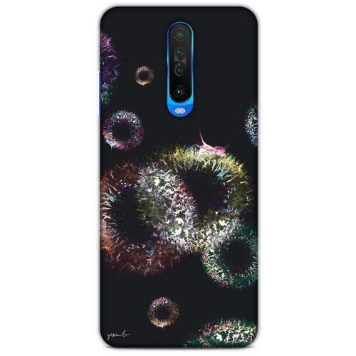 Y.Liva-2021 Özel Seri Siyah Soyut-126 Xiaomi Redmi K30 5G Kılıf Silikon Kapak