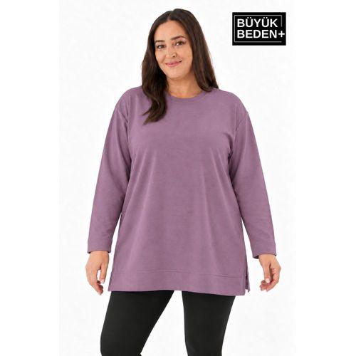 Kadın Tunik Büyük Beden ince Sweatshırt SPR26BTK990