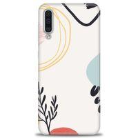 Samsung Galaxy A50S Kılıf HD Baskılı Kılıf - Siyah Dal + Tam Ekran Koruyucu