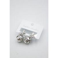 İnci Kelebek Küpe - Gümüş