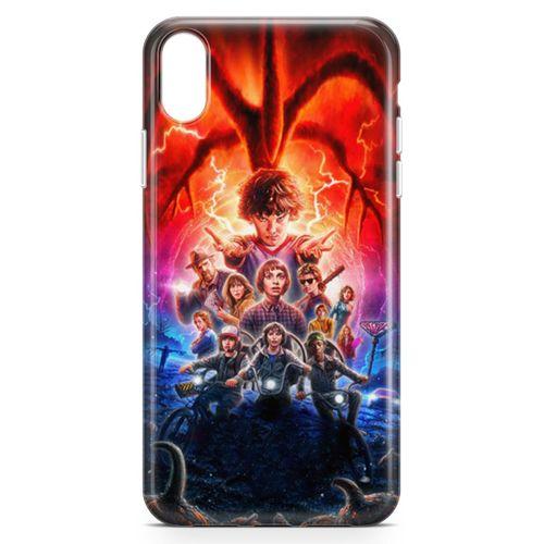 Apple iPhone XR Kılıf Sranger Things Arka Kapak Koruma Desenli Full Koruyucu