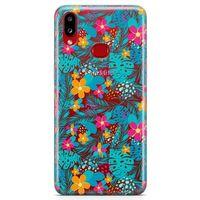 Samsung Galaxy A10s Kılıf Hawai Palmiye Arka Kapak Koruma Desenli Full Koruyucu