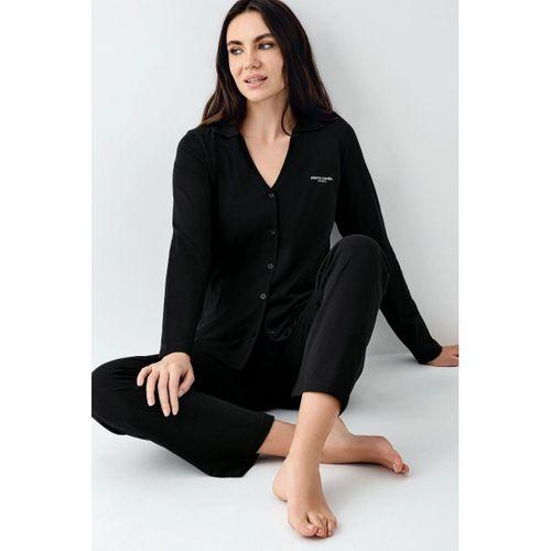 Pierre Cardin 9115-s Kadın Uzun Kol Pijama Takımı