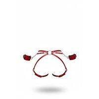 Kırmızı Harness Takım Zincir Detaylı Kelepçeli - Brf270