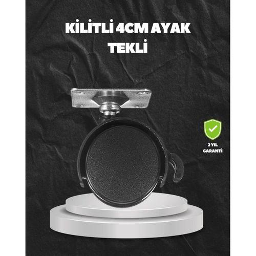 Kilitli 4 Cm Evrensel Tekerlek Ayak Tek Adet