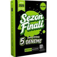 2026 KPSS Ön Lisans Genel Yetenek Genel Kültür Sezon Finali Tamamı Çözümlü 5 Deneme Pegem Yayınları