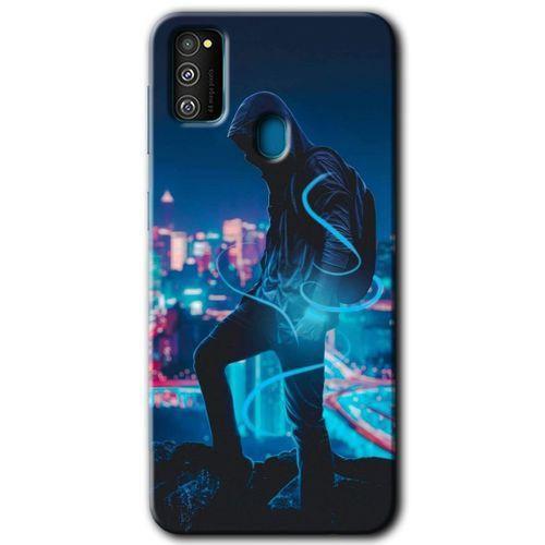 Samsung Galaxy M21 Kılıf Baskılı Kapak - Spill Boy +Tam Kaplayan Mat Seramik