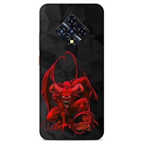 Lopard İnfinix Zero 8 Uyumlu Kılıf Tattoo's (17) Tasarım Kılıf Red Dragon