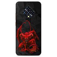Lopard İnfinix Zero 8 Uyumlu Kılıf Tattoo's (17) Tasarım Kılıf Red Dragon