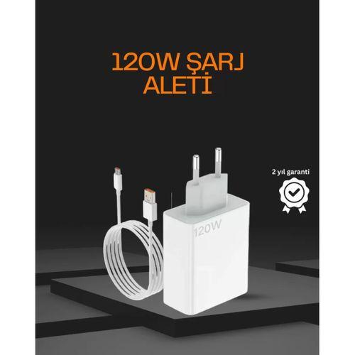 120 Watt Type C Şarj Başlığı Poco X3 X4 X5 Pro Uyumlu