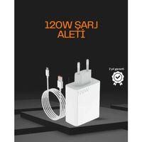 120 Watt Type C Şarj Başlığı Poco X3 X4 X5 Pro Uyumlu
