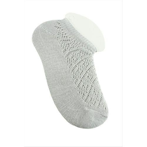 Dantel Yünlü Kısa Çorap