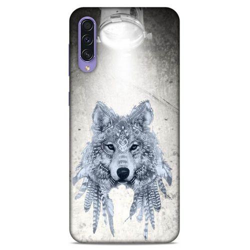 Lopard Samsung Galaxy A50s Uyumlu Kılıf Tattoo's (48) Bumper Kılıf Kızılderili Kurt